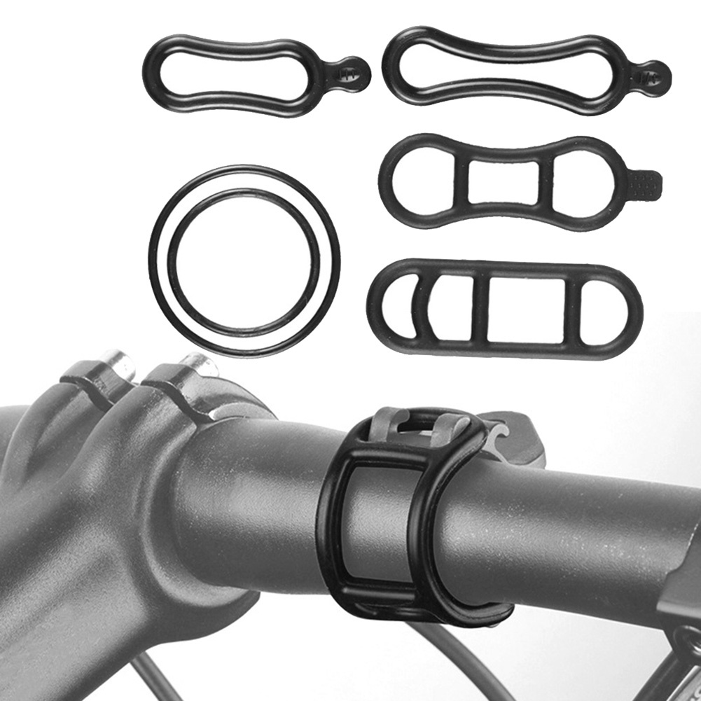 Dây Silicone Cố Định Đèn Pha Đa Năng Cho Xe Đạp