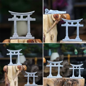 SA Bể Cá Cổng Torii Trang Trí Bể Cá Trang Trí Đá Nơi ẩn náu Hang Nhà