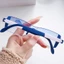 TOPTOOLCX Kính mắt lão thị, Kính đọc sách chống chói ống kính nhựa, Thời trang + 1.0 ~ + 4.0 Kính mắt máy tính chống ánh sáng xanh độ phân giải cao dành cho nữ