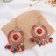 FUHUIOT Hợp Kim Retro Vintage Tua Rua Cho Nữ Dự Tiệc Quà Tặng Phụ Kiện Boho