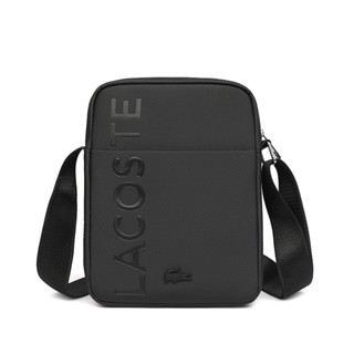 Lacoste] The Blend Monogram Reporter Bag NH3650L Black