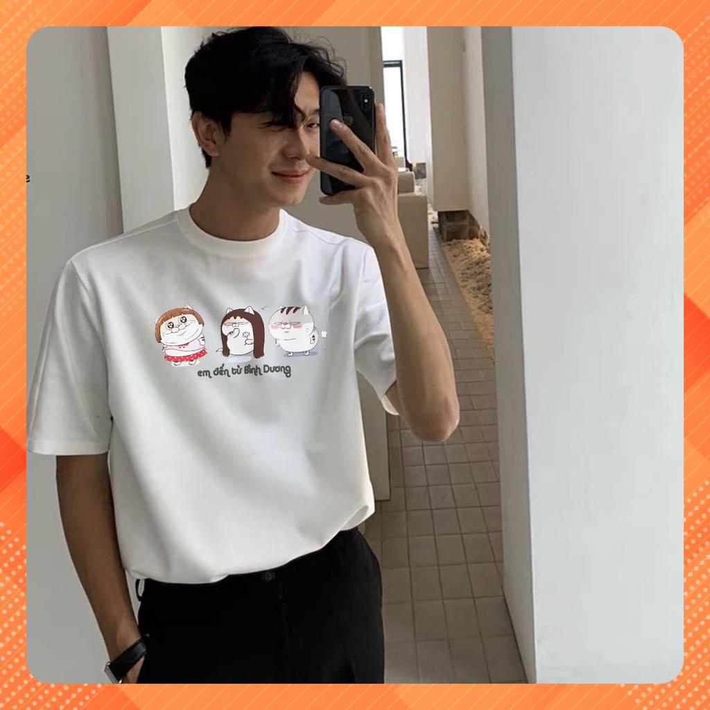 Áo thun Stee "Em đến từ Bình Dương" CVC - Giá sỉ Unisex
