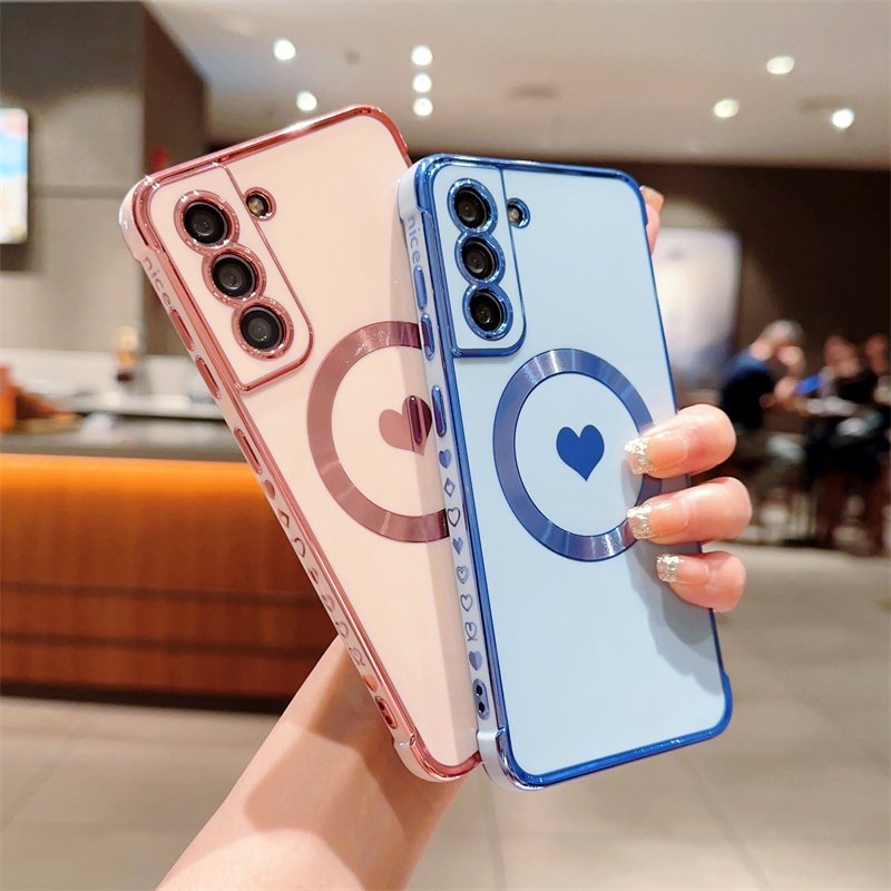 Ốp Lưng Trái Tim Nhiều Mẫu Mã Cho Điện Thoại Samsung Galaxy S22 Ultra S21 Plus S21 S20 FE