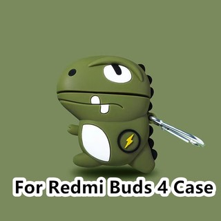 【 imamura 】 Dành Cho Redmi Buds 4 Ốp Lưng Hoạt Hình Hợp Thời Trang Màu Hồng Ốc Cho Redmi Buds 4 Vỏ Mềm Vỏ Tai Nghe