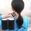 Dây Buộc Tóc Cao Su Co Giãn Màu Trơn Đơn Giản Dành Cho Nữ