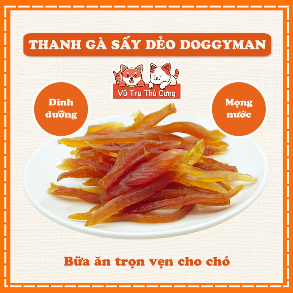 Thanh Gà Sấy Dẻo Cho Chó DoggyMan