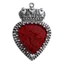 Miss * Retro Heart Charm Skull Mặt dây chuyền trang trí trang trí cho bông tai và dây chuyền DIY
