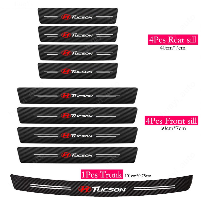 Miếng Dán Chống Trầy Không Thấm Nước Bảo Vệ Cốp Xe Hơi Hyundai Tucson