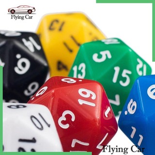 Bộ 6 Xí Ngầu 20 Mặt D20 Dùng Chơi Game RPG 1 #