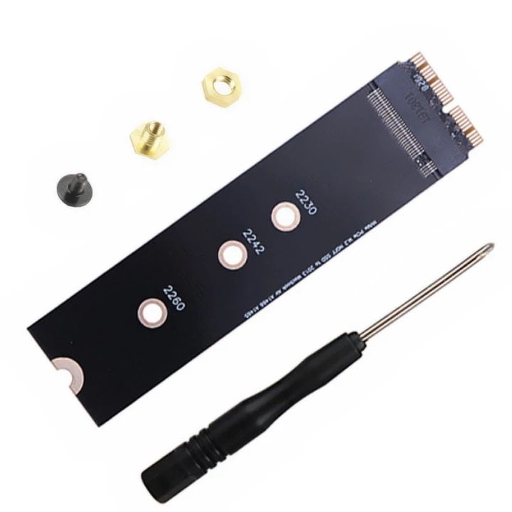 M2 SSD Adapter M.2 PCIE NVME SSD Chuyển Đổi Thẻ Cho Apple Macbook Air Pro 2013 2014 2015 2017 Năm A1465 A1466 A1398 A1502 A1419