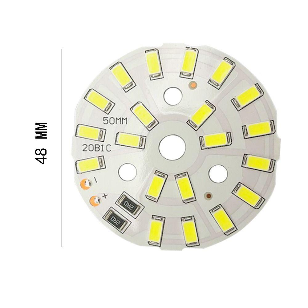 CATIYAHA 5 CHIẾC Chip Nguồn LED, Diode Phát Sáng Trắng Tròn / Trắng Ấm, Phụ Kiện 3W 5W 10W Nguồn Sáng Hạt Văn Phòng