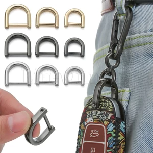 1 Khóa Kim Loại Chữ D Cho Dây Đeo Túi Xách Da
