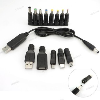 Cáp Chuyển Đổi Tăng Áp USB 5V Sang DC 5V 9V 12V Micro USB Mini 5pin Type C q1
