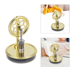 MOON Nhiệt độ thấp Mô hình động cơ Stirling Máy phát điện Mô hình bàn Mô hình đồ chơi giáo dục