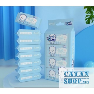 8 Gói/Túi khăn Giấy Ướt Mini Bỏ Túi Nội Địa Trung Siêu Đáng Yêu  (giao hình ngẫu nhiên) GD708-KGMini