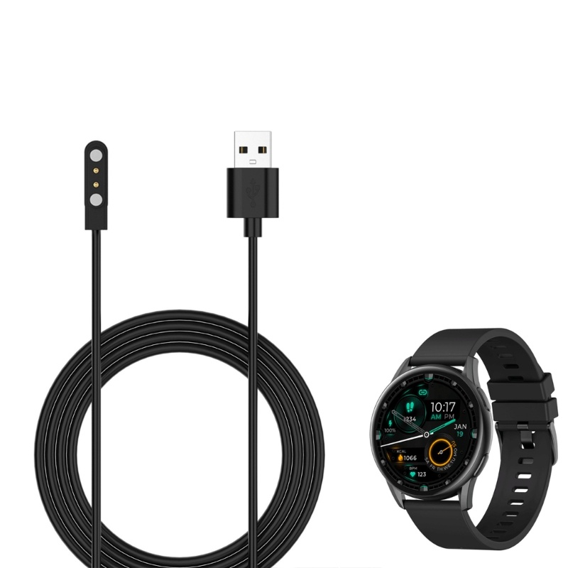 【 3C 】 Cáp Sạc Từ Tính USB 2Pin 0.6M / 1M Dây Dài Cho Đồng Hồ Kieslect K10 K11