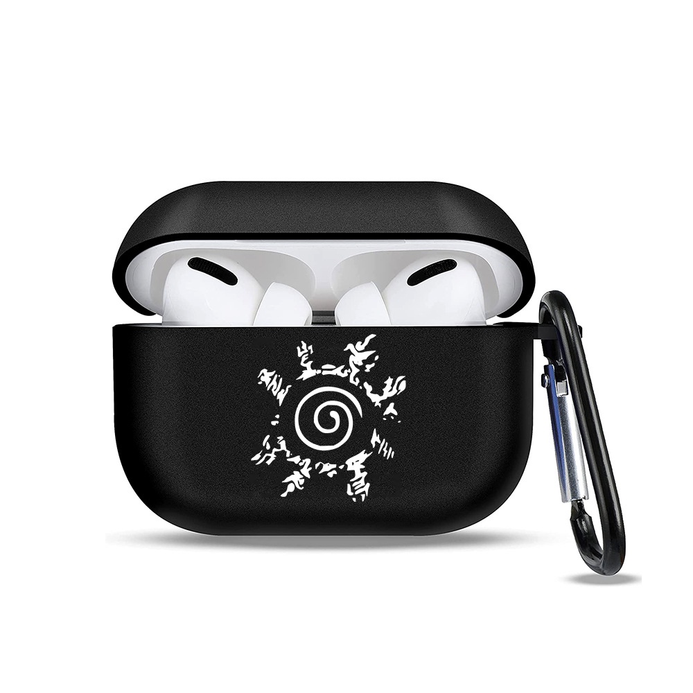 Vỏ bảo vệ Air AirPods Vỏ bảo vệ Naruto Sasuke Viết mắt tròn Hợp thời trang Nam airpod Pro 2 Kakashi Vỏ mềm TPU thế hệ thứ 3