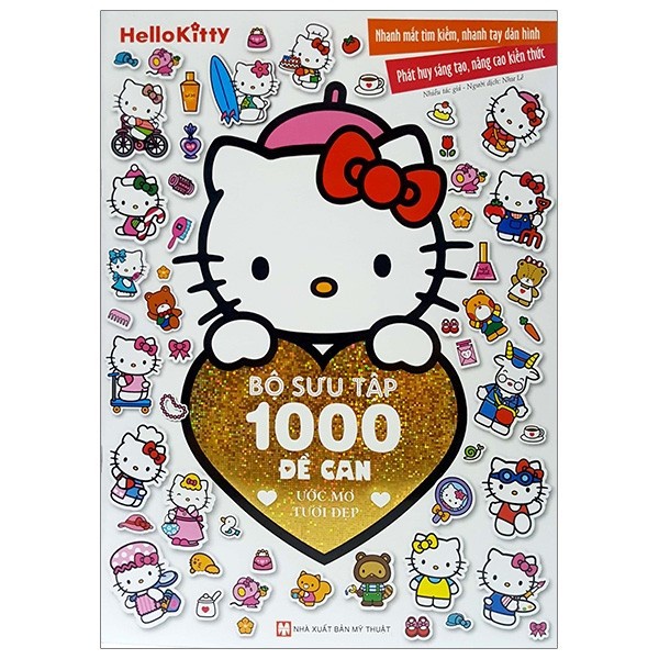 Sách Hello Kitty - BST 1000 Đề Can - Ước Mơ Tươi Đẹp - Tân Việt - Bản ...
