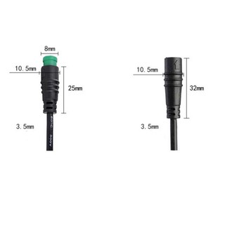 Dây Cáp Nối Dài M8 2 / 3 4 5 6 Pin male Sang female M / F Chống Thấm Nước Dành Cho Xe Đạp Điện Ebike