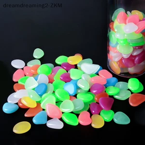 Bộ 50 Viên Đá Dạ Quang Dùng Trang Trí Sân Vườn / Bể Cá