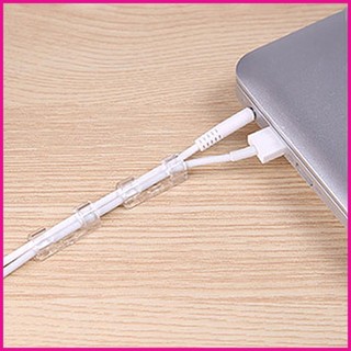 Bộ 20 Kẹp Dán Cố Định Dây Cáp USB / Dây Cáp Mạng Ethernet fotvn Không Cần Khoan