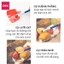 Bộ 4/6 cây cọ vẽ chuyên nghiệp Deli - Được làm từ sợi lông động vật mềm mại, nhiều sự lựa chọn