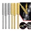 DELMER 5 Chiếc Cưa Xích Tập Tin, Đánh Bóng Kim Cương Phủ Cưa Xích Mài Đá, Độ Cứng Cao Mài Mòn Hình Trụ Burr Bạc Khắc
