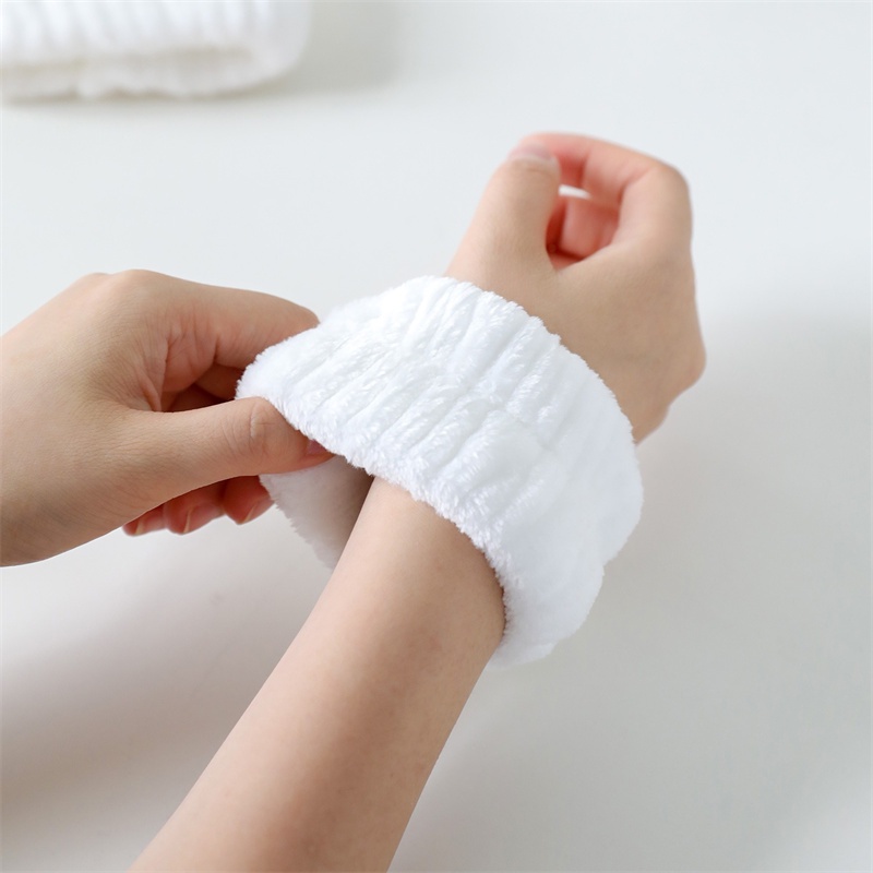 Ảnh 2 Chiếc Wash Face Dây đeo Cổ Tay Wash Băng Cổ Tay Thấm Mồ Hôi Thể Thao Dưới Nước Vòng đeo Tay Băng đô Chống ẩm Tay áo Bảo Vệ Cổ Tay * KÍNH 3