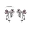 YOI Bowknot Zircon Bông Tai Khuyên Tai Thời Trang Khuyên Tai Tai Dành Cho Nữ