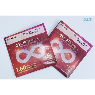 Tròng kính Exfash Hàn Quốc 1.6 - Độ cao - Chống trầy, chói, UV & bám hơi nước