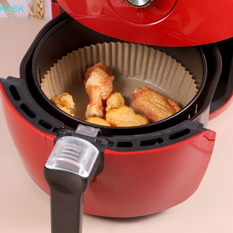 Kc air fryer giấy lót dùng một lần non-stick mat steamer round paper baking mats bk
