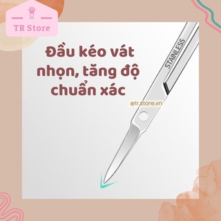 Kéo tỉa lông mũi, lông mày thép không gỉ Malian