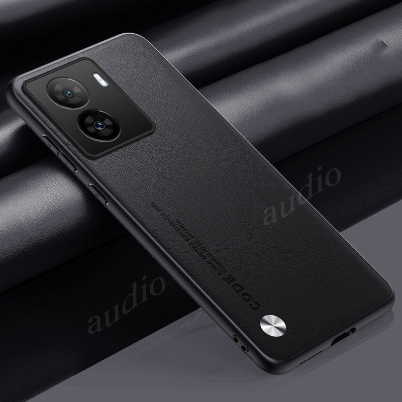 Ốp Da Trơn Kết Cấu Silicon Mềm Chống Sốc Cho iQOO Z7/Z7X/Z9/Z9x 5G