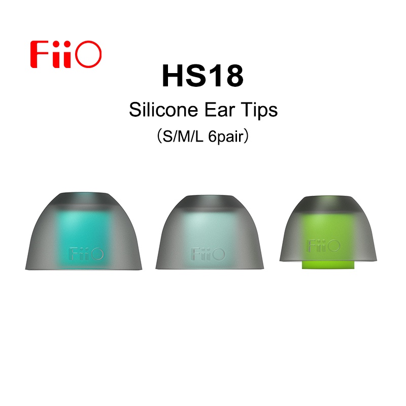 Tai Nghe Nhét Tai FiiO HS18 Đường Kính 5.0-6.5mm FH7S / FH7 / FD5 / FH9 Bằng Silicon