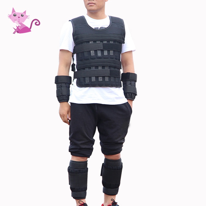 Áo Vest 20kg Có Thể Điều Chỉnh Hỗ Trợ Luyện Tập Đấm Bốc