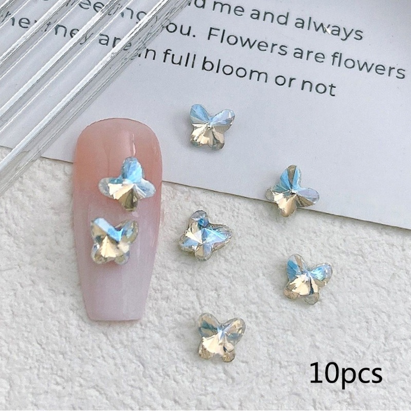 ⚝⚝Richh Set 10 Phụ Kiện Trang Trí Móng Tay Nghệ Thuật Đẹp Mắt Charms