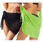 CQCJ Voan Đồ Bơi, Quấn Sheer Ngắn Sarong Đi Biển Bìa Ngắn, Bìa Mềm Khăn Mùa Hè Bao Đi Biển Bikini Nữ