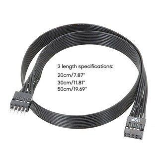 Dusur Dây Cáp Nối Dài 9pin usb 2 0 20cm 30cm 50cm Cho Máy Tính