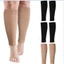 BORAGETE 1 Cặp Hỗ Trợ Bắp Chân Thể Thao, Tất Nén Không Chân Nylon Co Giãn, Kéo Dài Ngăn Ngừa Giãn Tĩnh Mạch Tay Chân Thoáng Khí Nam Nữ