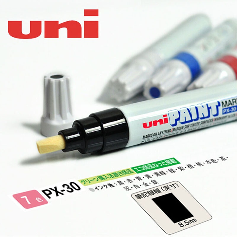 1 Bút Đánh Dấu UNI PX-30 4-8.5MM Nhiều Bề Mặt