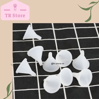 Phễu silicon mini dùng cho chiết mỹ phẩm, nước hoa, tách chiết du lịch