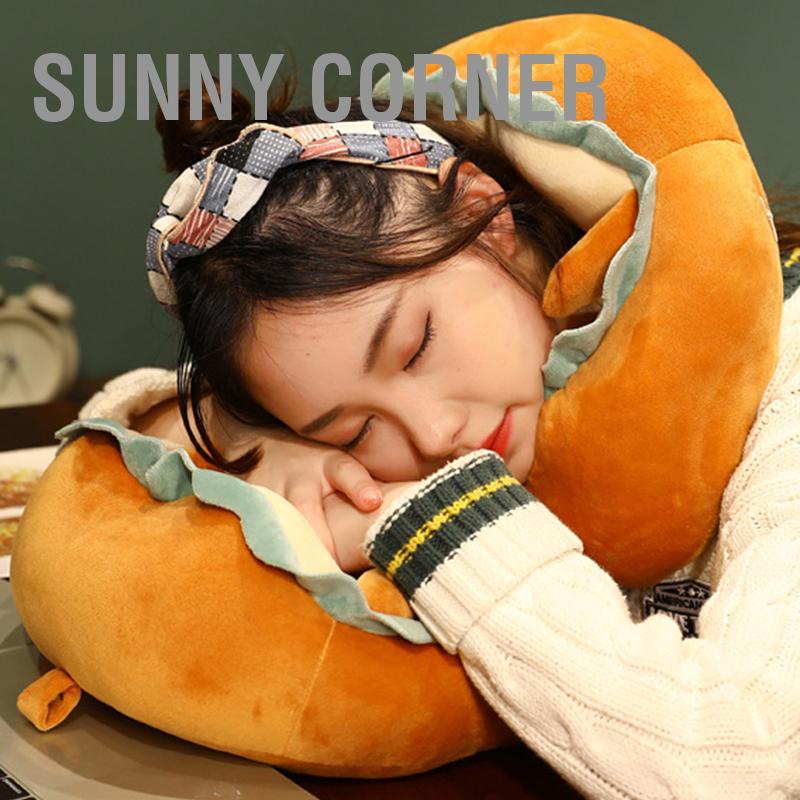 Sunny corner Có hàng sẵn Gối kê cổ hình chữ U Di động đầu dễ thương