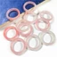 BTF Acrylic Giả Ngọc Nhẫn Thời Trang Thẩm Mỹ Vòng Xếp Chồng Tuyên Bố Trang Sức Sinh Nhật