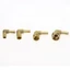 Ống GUSTAVA Barb, 1 / 8 "1 / 4" 3 / 8 "1 / 2" Khớp nối ống đồng thau PL, Ống nối khớp nối khuỷu tay bằng đồng thau bền OD 6-8mm 90 độ