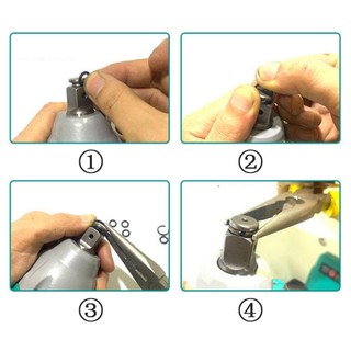 [Còn hàng] Kẹp vòng chữ O EARTHLYCO 1 / 2 ", Vòng giữ vòng giữ chống tháo rời, Ổ cắm giữ bền bỉ Phụ kiện cờ lê tác động vòng tròn