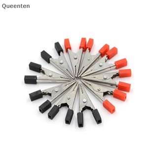 Set 10 Đầu Kẹp Cá Sấu 32mm Màu Đỏ + Đen