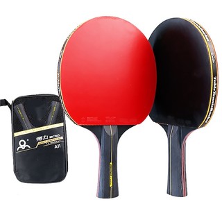 Set 2 Vợt Bóng Bàn 6 Sao Chuyên Nghiệp Kèm Túi Đựng