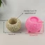 Flgo Khuôn Silicon Hoa Handmade Khuôn Đất Sét Cho Khuôn Thực Vật mọng Nước DIY