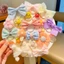 Set 10 Dây Buộc Tóc Nơ Cute Phụ Kiện Tóc Dễ Thương Hàn Quốc Cho Bé Gái