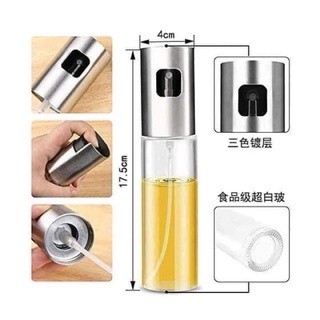 Chai xịt dầu ăn tiện dụng cho nồi chiên không dầu - bình xịt dầu cầm tay BBQ #A128